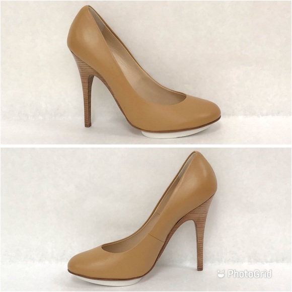 New GUISEPPE ZANOTTI Beige Platform Heels Size EU 39 / US 8.5 - Picture 4 of 12